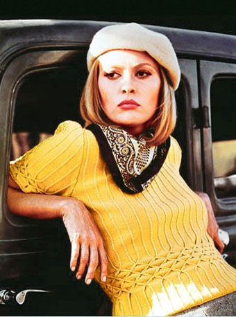 Faye Dunaway u Theadora Van Runkle, Bonnie and Clyde 1967.