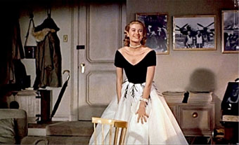 Grace Kelly u Edith Head haljini, Rear Window 1954.