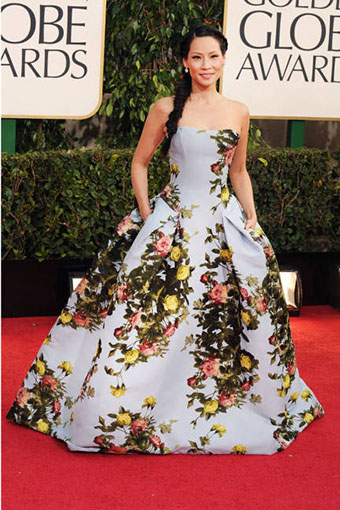 Lucy Liu u Carolina Herrera