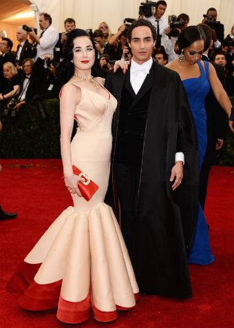 Dita Von Teese i Zac Posen