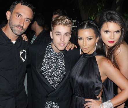 Tisci sa Bieberom, Kim Kardashian i Kendall Jenner