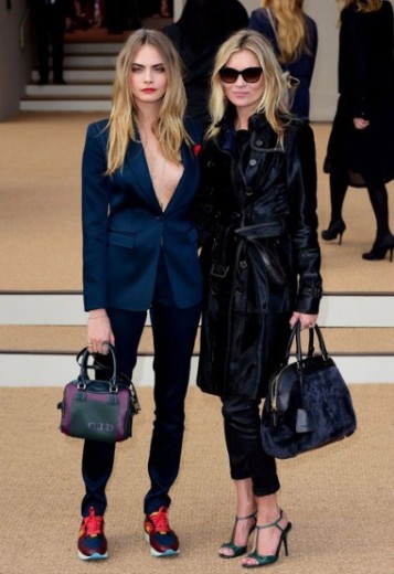 Kate Moss i Cara Delevingne