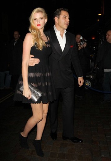 Lara Stone, David Walliams