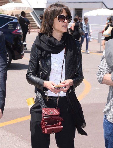 Sophie Marceau Chanel Mini Messenger
