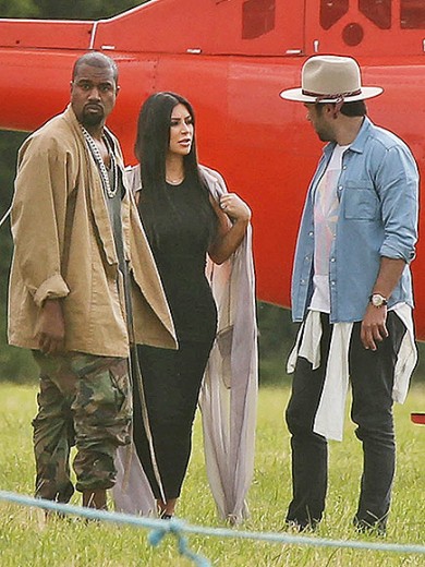 Kim Kardashian i Kayne West 