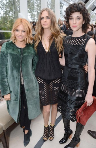 Sienna Miller, Cara Delevingne, Annie Clark