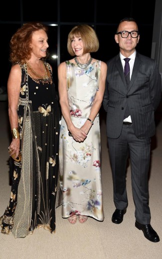 Diane von Furstenberg, Anna Wintour i Steven Kolb