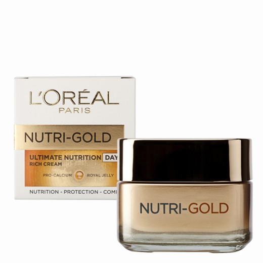 L'oreal Nutri-Gold Silk Ultimate Nutrition dnevna krema