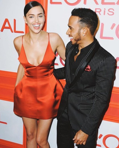 Irina Shayk i Lewis Hamilton