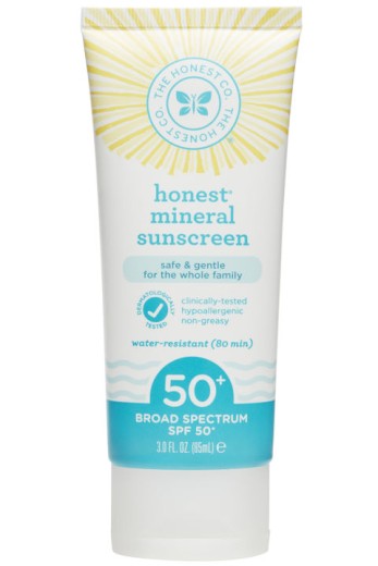 Honest Co. Mineral Sunscreen SPF 50+