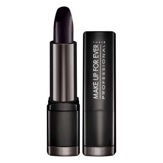 Make Up For Ever Rouge Artist Intense Intense Color Lipstick in Satin Black