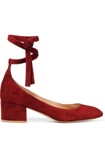 Gianvito Rossi Suede Mary Jane 