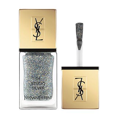 YSL La Laque Couture Studio Silver 